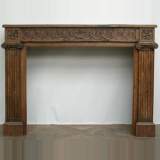 Oak architectural mantel  - Reference 0136 Width 4' 11''    150cm Height 3' 8'' ⅛   112cm