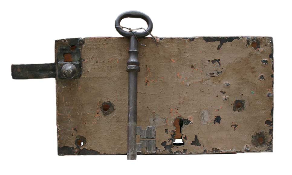 18th century lock.-0