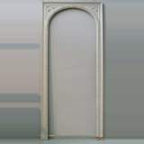 Wood frame - Reference 0588 Width 4' 11'' ⅞ Height 8' 4'' ⅜ Wood frame - Reference 0588 Width 4' 11'' ⅞ Height 8' 4'' ⅜