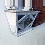 Polichrome marble altar table - Reference 0742&nbsp;Width&nbsp;4' 4'' ¾&nbsp;Height&nbsp;2' 8'' ⅝