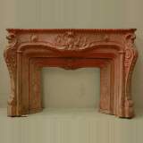 Cast iron fireplace mantel. - Reference 0781&nbsp;Width&nbsp;4' 9'' ⅛&nbsp;&nbsp;&nbsp;145cm&nbsp;Height&nbsp;3' 3'' ⅜&nbsp;&nbsp;&nbsp;100cm