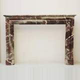 Campan marble fireplace mantel from the 18th century. - Reference 0815 Width 6' 6'' ⅜ Height 4' 7'' ⅞ Campan marble fireplace mantel from the 18th century. - Reference 0815 Width 6' 6'' ⅜ Height 4' 7'' ⅞