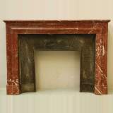 Large red marble fireplace mantel in Louis XIV style. - Reference 0836 Width 5' 1'' ⅜ 156cm Height 3' 7'' ¼ 110cm Large red marble fireplace mantel in Louis XIV style. - Referenc