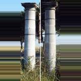 Stone columns - Reference 0910 Width 1' 7'' ¾ Height 11' 9'' ¾ Stone columns - Reference 0910 Width 1' 7'' ¾ Height 11' 9'' ¾