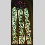 Stained glass windows with geometrical designs  - Reference 1030&nbsp;Width&nbsp;7' 2'' ⅝&nbsp;Height&nbsp;19' 8'' ¼