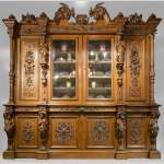 Richly carved Neo-Renaissance style buffet