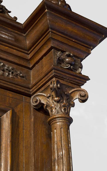 Richly carved Neo-Renaissance style buffet-11
