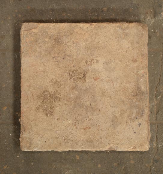 18th century floor, composed of raw clay slabs-3