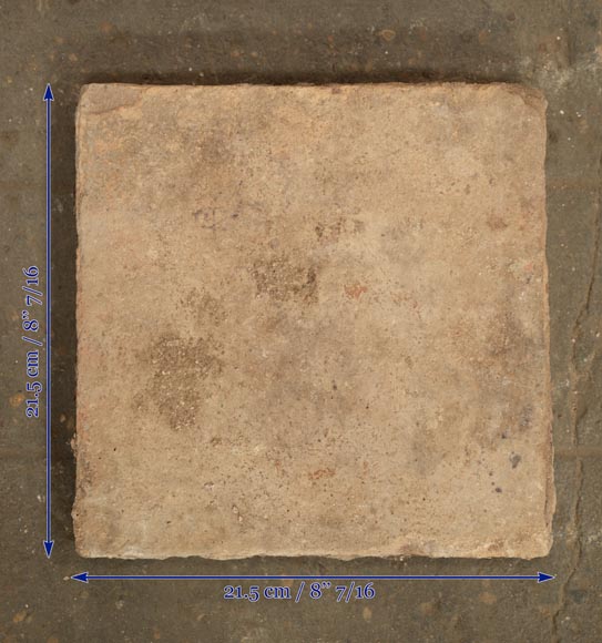 18th century floor, composed of raw clay slabs-8