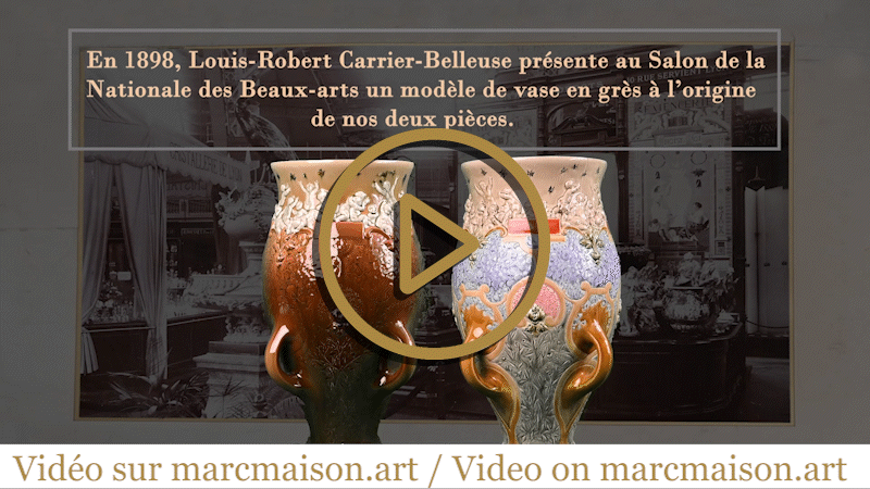 Louis-Robert CARRIER-BELLEUSE (1848 - 1913) and POTTERY FROM CHOISY LE ROI (1863 -1938), 