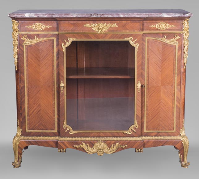 Napoleon III cabinet bottom, Louis XV style-0