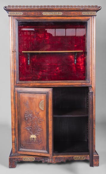 Display cabinet with Far Eastern decoration in the style of Gabriel Viardot (1830-1906)-1