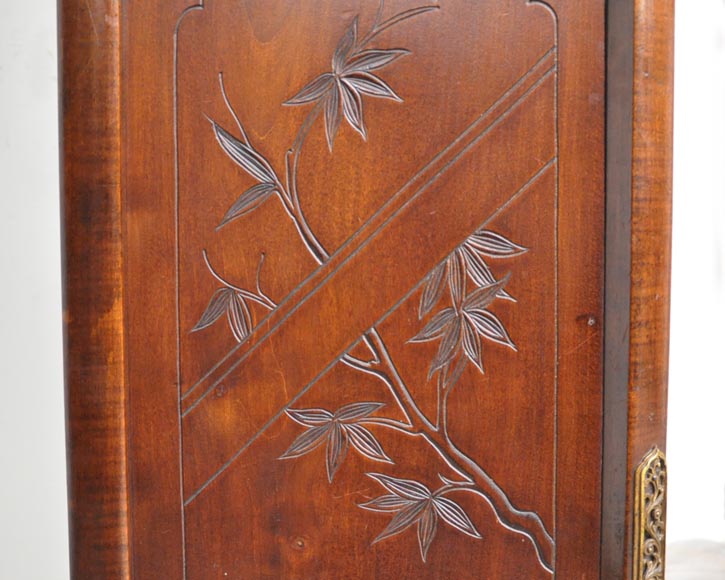 Gabriel VIARDOT (attributed to) - Japanese style cupboard with dragon-7