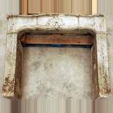 Stone Louis XV period mantel  - Reference 1149&nbsp;Width&nbsp;4' 6'' ⅜&nbsp;Height&nbsp;3' 7'' ¾