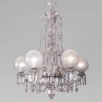BACCARAT Crystal - Chandelier with six lights