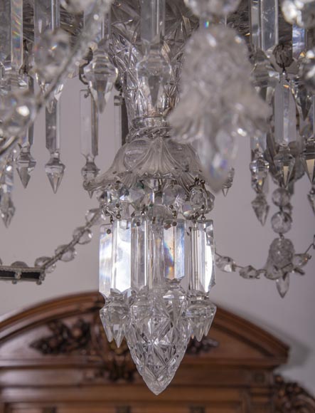 BACCARAT Crystal - Chandelier with six lights-6