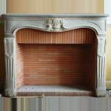 Louis XV period limestone mantel - Reference 1162 Width 4' 2'' ¾ 129cm Height 3' 4'' ⅛ 102cm Louis XV period limestone mantel - Reference 1162 Width 4' 2'' ¾ 129cm Height 3' 4'' ⅛ 102cm