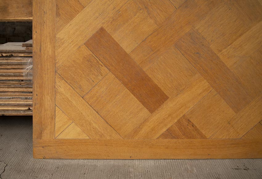 Set of 20th century Versailles oak parquet flooring-3