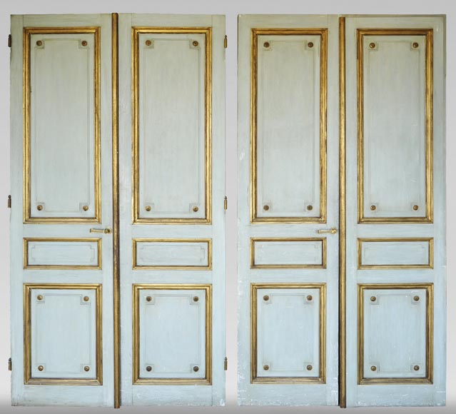 Pair of Louis XVI style double doors-0