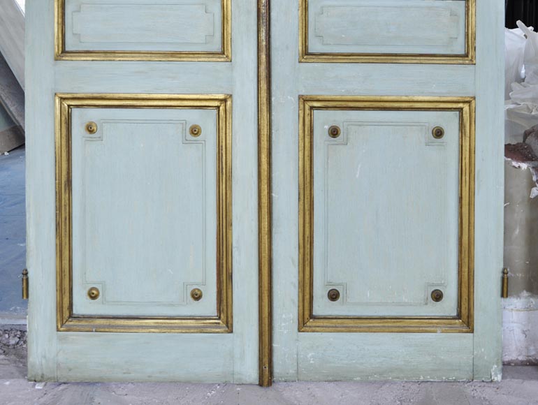 Pair of Louis XVI style double doors-4