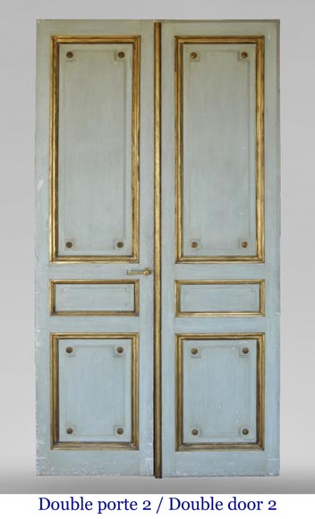 Pair of Louis XVI style double doors-7