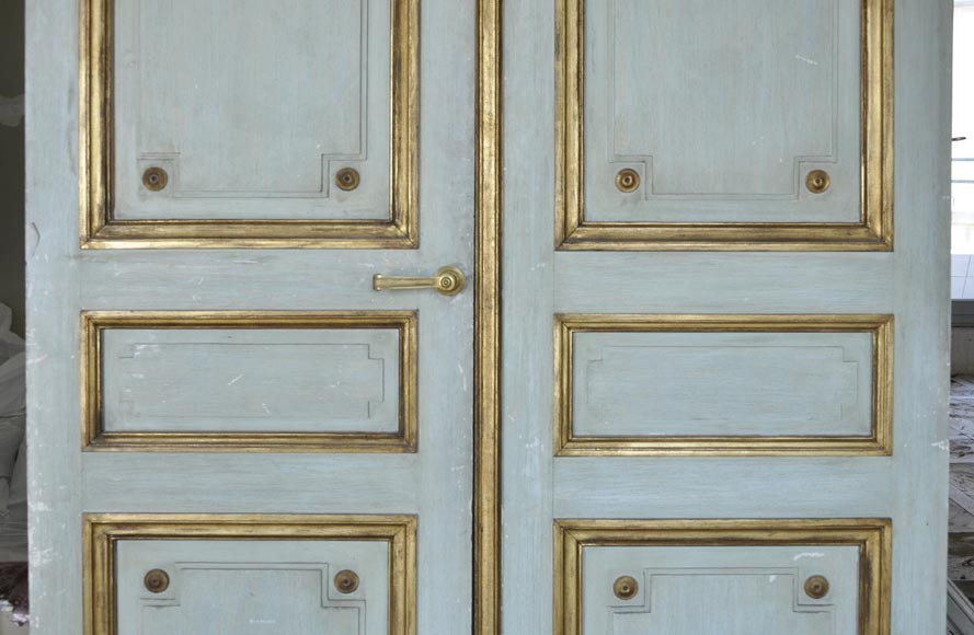 Pair of Louis XVI style double doors-9