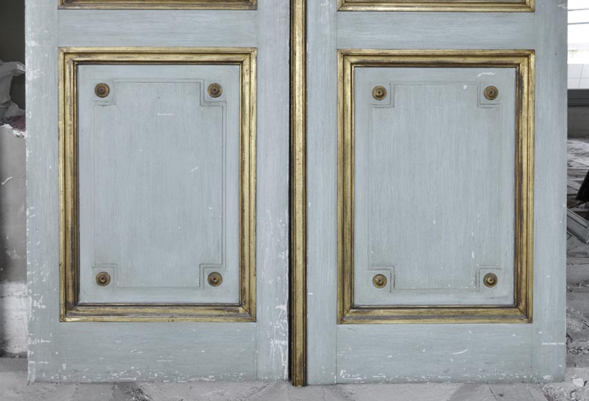 Pair of Louis XVI style double doors-10