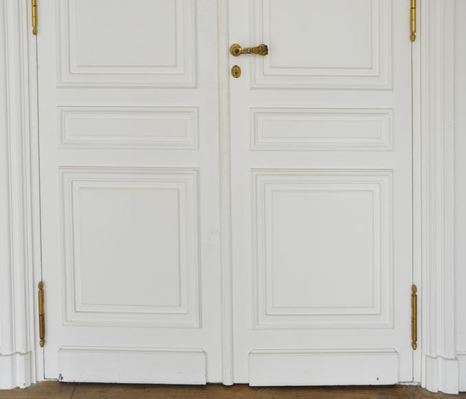 Suite of four Louis XVI style double doors-2