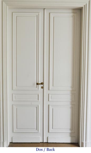 Suite of four Louis XVI style double doors-5