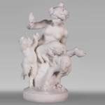 CLODION ( from) - Faunesse et Amour in marble