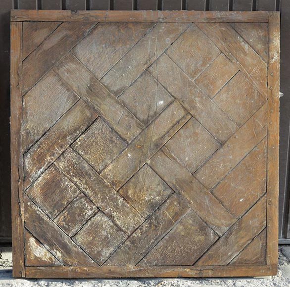 Lot of Versailles parquet flooring and Chantilly oak parquet flooring from the 18th century-12