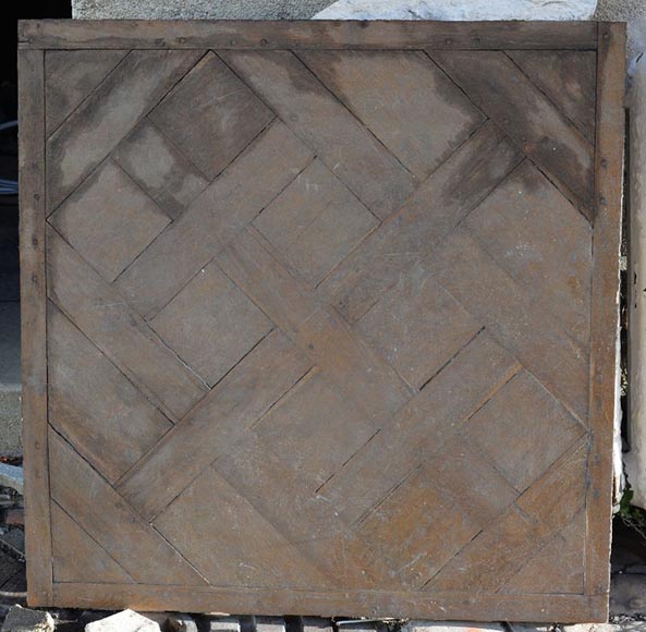 Lot of Versailles parquet flooring and Chantilly oak parquet flooring from the 18th century-14