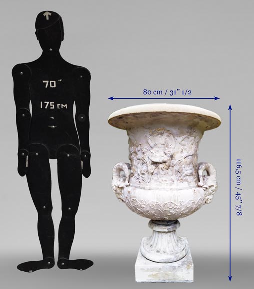 François GIRARDON (after) - Reconstituted stone vase-7