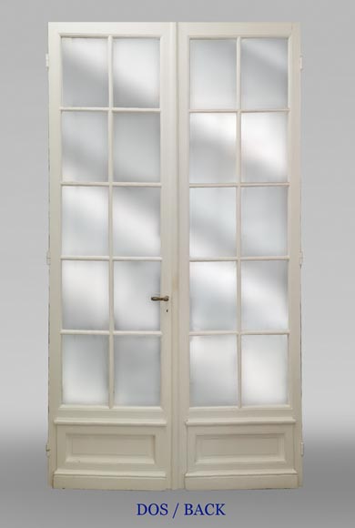 Important double door with mirrors, late 19th century-7