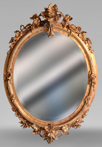 Napoleon III beveled mirror, second half of the 19th century-0