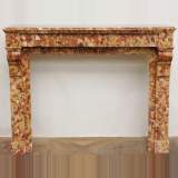 Cheminée Capucine en Brèche d'Alep - Réf.1281&nbsp;Largeur&nbsp;127cm&nbsp;Hauteur&nbsp;102cm
