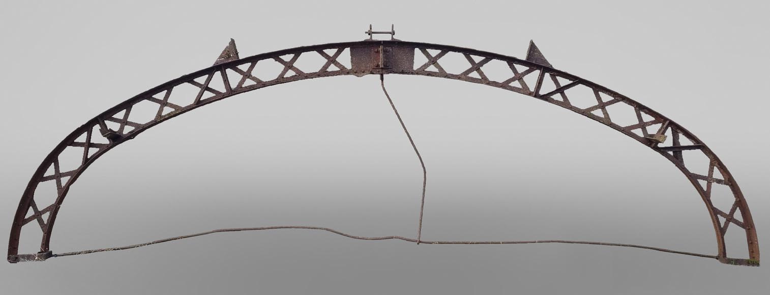 Set of twelve metallic structure shaped as an arc, 19th century-0