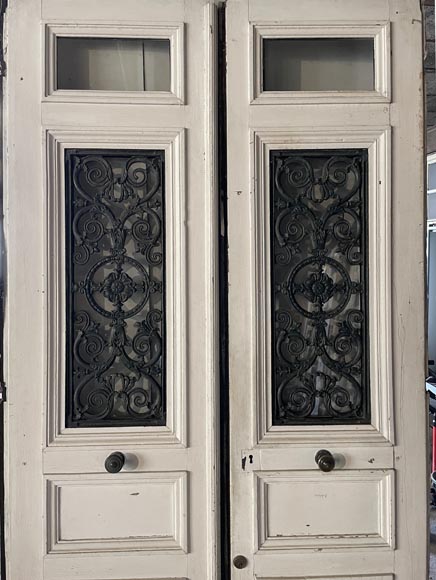 Important double front door, 19th century-2
