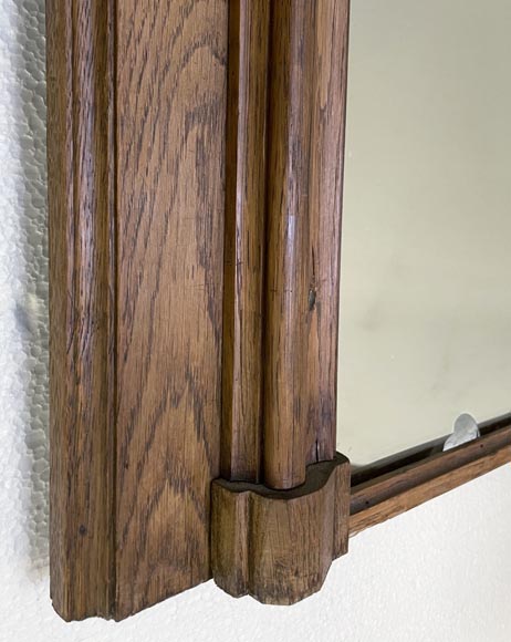 Louis XV style trumeau made with oak-4
