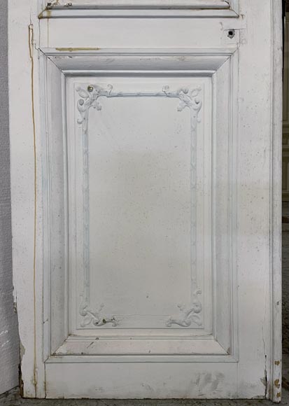 Set of antique Louis XV style double door and two doors-8