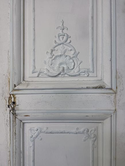 Set of antique Louis XV style double door and two doors-13