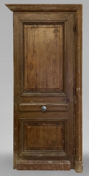 Antique oak door with frame-0