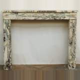 Louis XVI Breche Violette marble mantel - Reference 1358&nbsp;Width&nbsp;4' 3'' ⅝&nbsp;Height&nbsp;3' 5'' ⅜