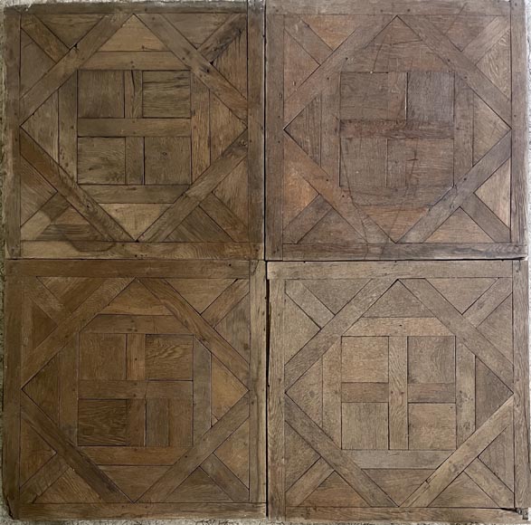 Batch of about 34m² of Arenberg parquet flooring, 18th century-1