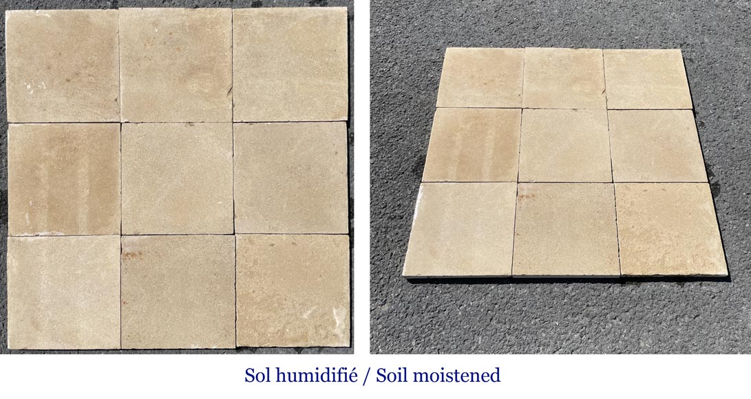 Set of 8,5 m² of stone flooring-3