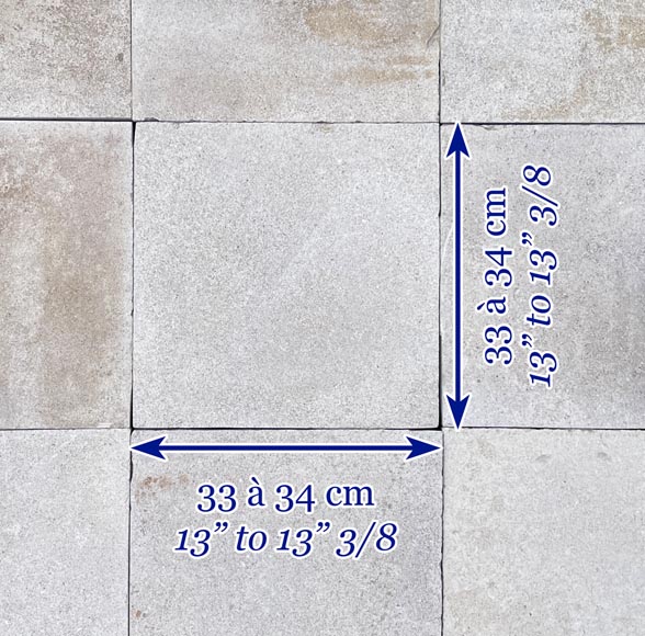 Set of 8,5 m² of stone flooring-8