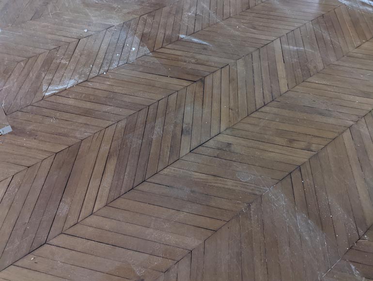 41 m² lot of Point de Hongrie parquet flooring-2