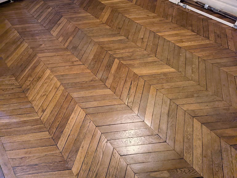 22 m² lot of point de Hongrie parquet flooring-3
