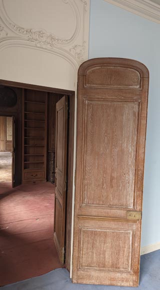 Set of 3 Louis XV style doors with door tops-9