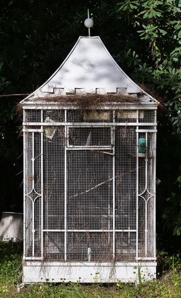 Large iron birdcage-1